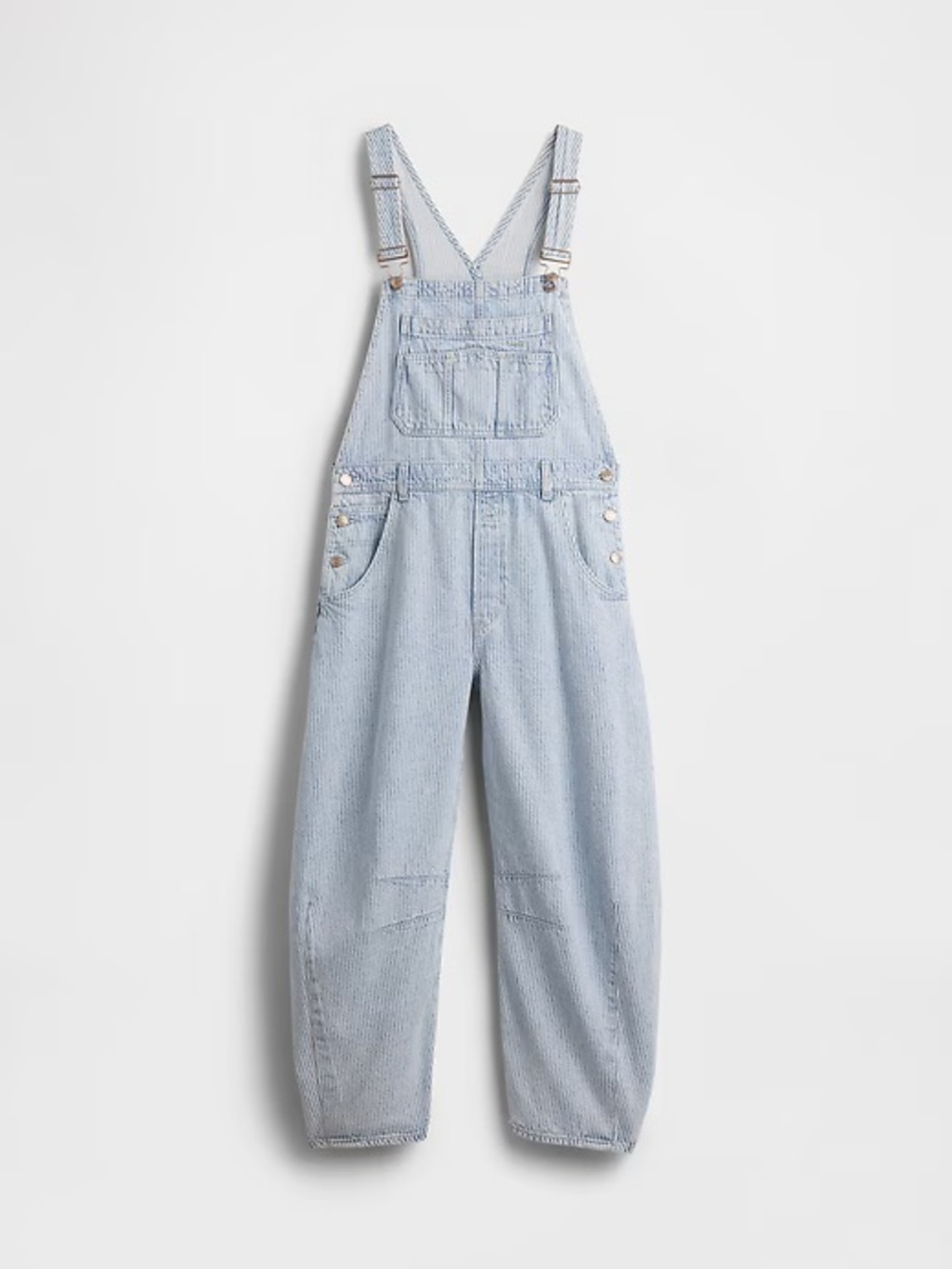NWT Gap Ultra-Soft Horseshoe Barrel Leg Overalls - Picture 7 of 7